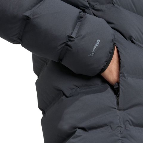 Kurtka męska adidas Helionic Climawarm Stretch Hooded Down czarna JN2114 Adidas