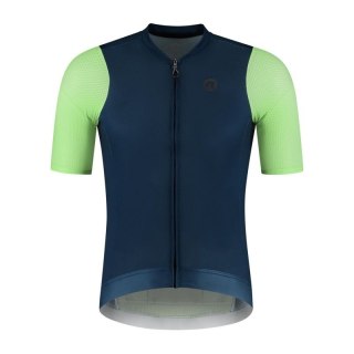 Rogelli koszulka FAST niebiesko-limonkowa L Rogelli