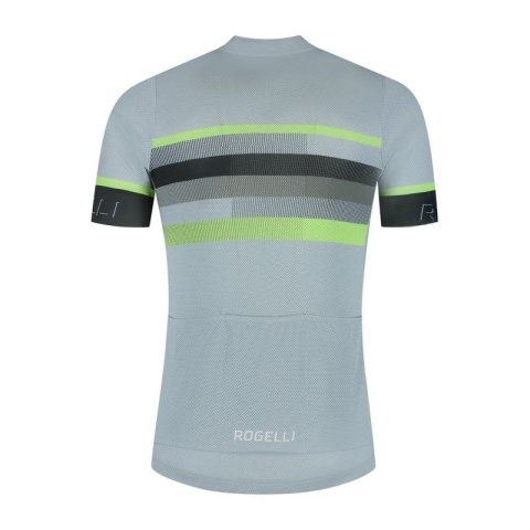 Rogelli koszulka HERO II szaro-limonkowa 5XL Rogelli
