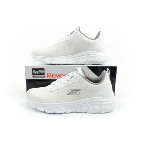 Skechers buty sportowe sneakersy męskie Bobs B Flex modne białe Skechers