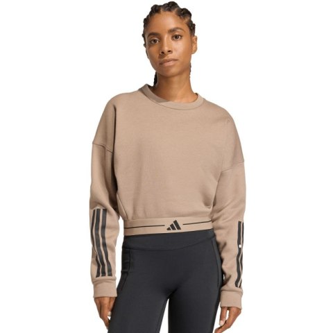 Bluza damska adidas Hyperglam beżowa KQ5197 Adidas