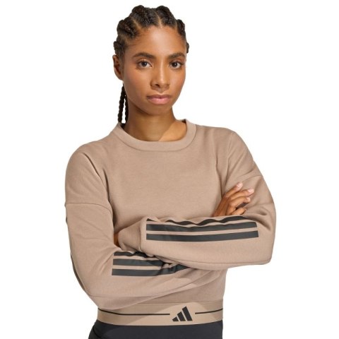 Bluza damska adidas Hyperglam beżowa KQ5197 Adidas