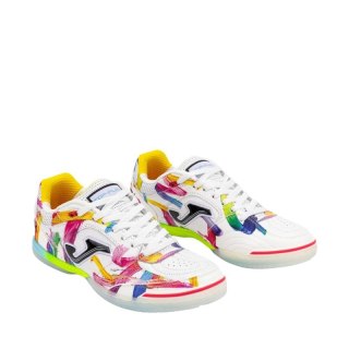 Buty piłkarskie Joma Top Flex Indoor 2676 białe TOPS2676IN Joma