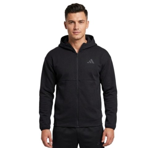 Bluza męska z kapturem New Adidas Z.N.E. Full-Zip Hooded Czarna - JE7538 Adidas