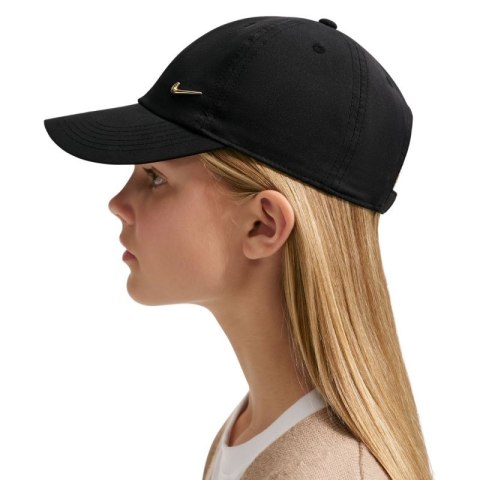 Czapka z daszkiem dla dzieci Nike Dri-Fit Club czarna FB5064 011 EB FIT