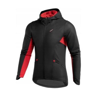Rockbros sportowa kurtka zimowa unisex czarna L Rockbros