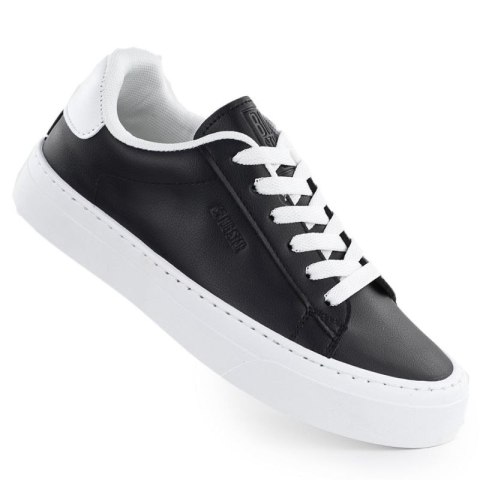 Trampki niskie na platformie ekoskóra czarne Big Star TT274927 Big Star