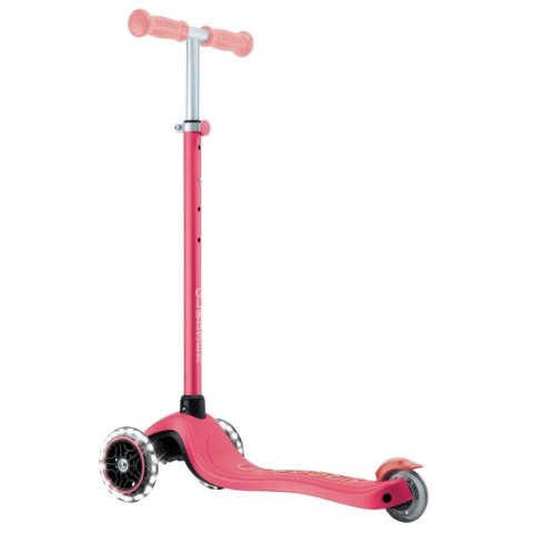 Hulajnoga PRIMO PLUS GLOW LIGHTS - Coral Pink (443-110) Globber