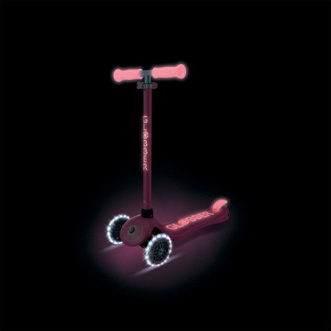 Hulajnoga PRIMO PLUS GLOW LIGHTS - Coral Pink (443-110) Globber