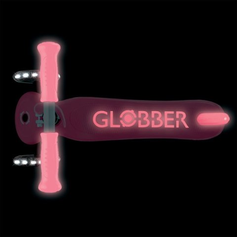 Hulajnoga PRIMO PLUS GLOW LIGHTS - Coral Pink (443-110) Globber