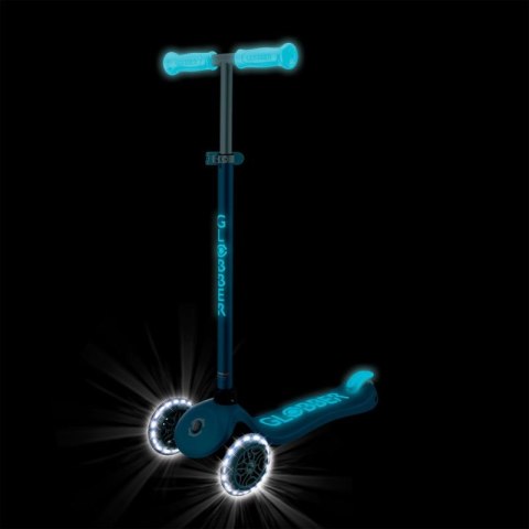 Hulajnoga PRIMO PLUS GLOW LIGHTS - Petrol Blue (443-100) Globber