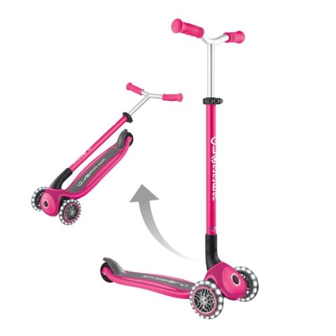 Hulajnoga trójkołowa MASTER LIGHTS - Fuchsia (663-110) Globber