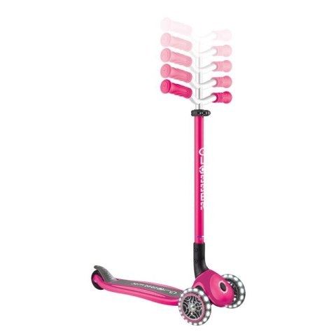 Hulajnoga trójkołowa MASTER LIGHTS - Fuchsia (663-110) Globber