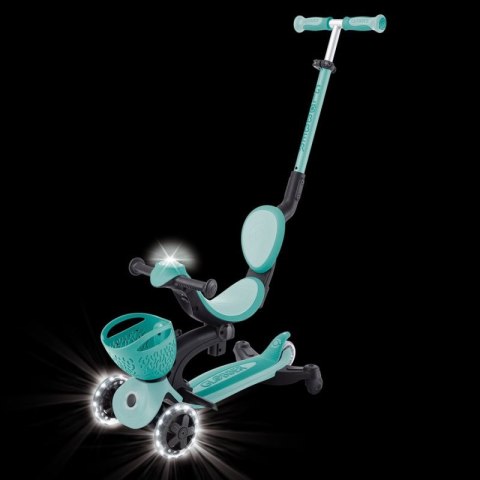 Hulajnoga z siedziskiem jeździk GO•UP BABY 360 LIGHTS (844-210) Globber