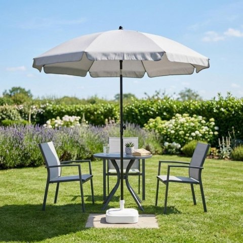 PARASOL OGRODOWY 185CM SZARY PROGARDEN