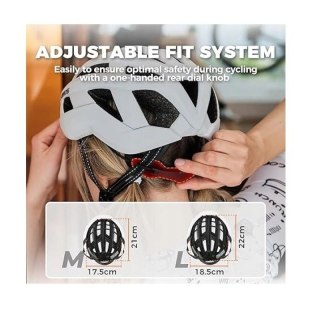 Rockbros kask rowerowy 10110039007 biały L (58-62) Rockbros