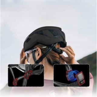Rockbros kask rowerowy 10110039011 czarn M (54-58) Rockbros