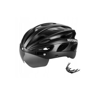 Rockbros kask rowerowy TT-16-BK czarny (58-61cm) Rockbros