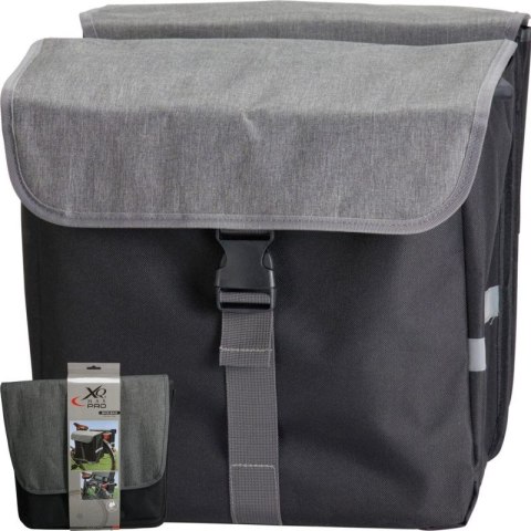 SAKWA TORBA ROWEROWA PODWÓJNA TYLNA NA BAGAŻNIK 40L XQMAX XQMAX