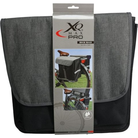 SAKWA TORBA ROWEROWA PODWÓJNA TYLNA NA BAGAŻNIK 40L XQMAX XQMAX