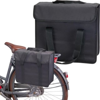 SAKWA TORBA ROWEROWA PODWÓJNA TYLNA NA BAGAŻNIK 40L XQMAX XQMAX