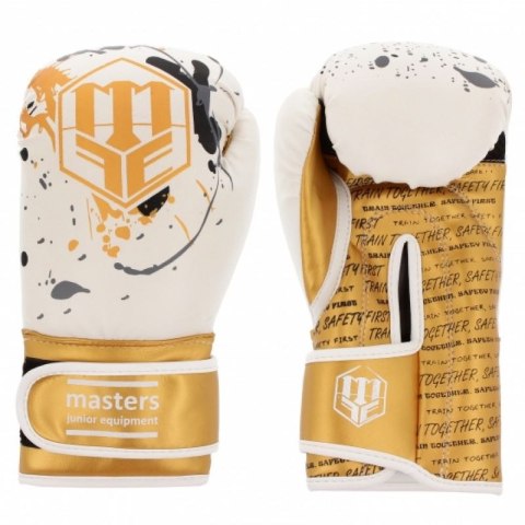 Rękawice bokserskie MJE - RPU-ART0101709-GOLD-8OZ Masters
