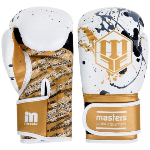Rękawice bokserskie MJE - RPU-ART0101709-GOLD-8OZ Masters