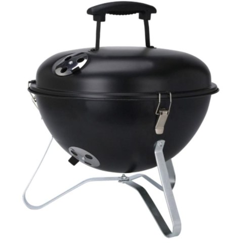 GRILL TURYSTYCZNY KULISTY 37CM CZARNY BBQ LINE