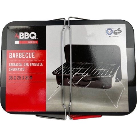 GRILL TURYSTYCZNY RANGER 35x25,5CM CZARNY BBQ LINE