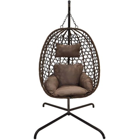 KOKON FOTEL WISZĄCY 105x195CM CIEMNY BRĄZOWY PROGARDEN