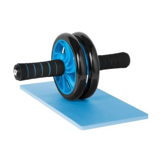 REBEL ACTIVE KÓŁKO PODWÓJNE, ROLLER DO ĆWICZEŃ MIĘŚNI BRZUCHA AB WHEEL AB-2 RBA-3061 Rebel