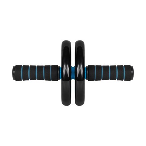 REBEL ACTIVE KÓŁKO PODWÓJNE, ROLLER DO ĆWICZEŃ MIĘŚNI BRZUCHA AB WHEEL AB-2 RBA-3061 Rebel
