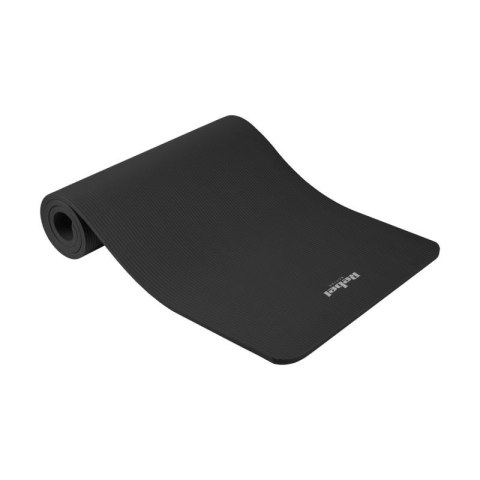 REBEL ACTIVE MATA GIMNASTYCZNA DO ĆWICZEŃ JOGA, PILATES, FITNESS, 183X61CM, GRUBOŚĆ 6MM, MATERIAŁ TPE, CZARNA RBA-3151-BK Rebel