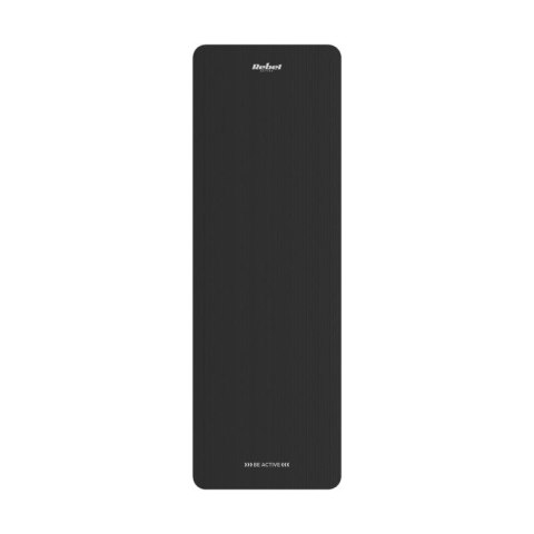 REBEL ACTIVE MATA GIMNASTYCZNA DO ĆWICZEŃ JOGA, PILATES, FITNESS, 183X61CM, GRUBOŚĆ 6MM, MATERIAŁ TPE RBA-3152-BK Rebel