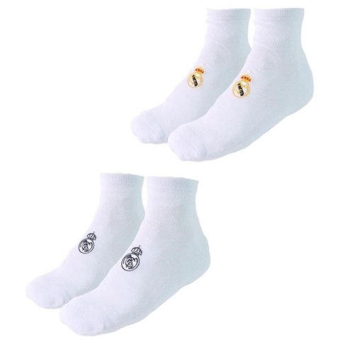 Real Madryt skarpetki 2-pack białe 2900003458 Real Madryt