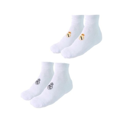 Real Madryt skarpetki 2-pack białe 2900003458 Real Madryt