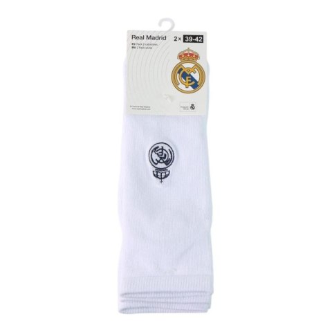 Real Madryt skarpetki 2-pack białe 2900003458 Real Madryt