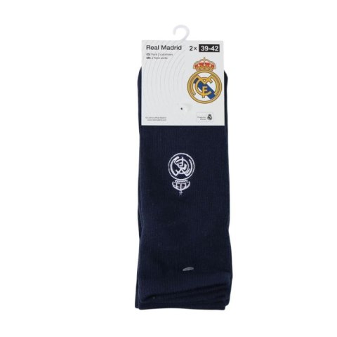 Real Madryt skarpetki 2-pack granatowe 2900003459 Real Madryt
