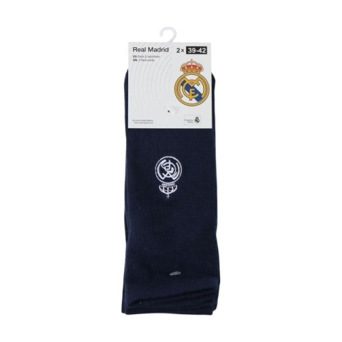 Real Madryt skarpetki 2-pack granatowe 2900003459 Real Madryt