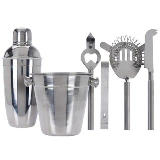 ZESTAW BARMAŃSKI 6 ELEMENTÓW SHAKER DO DRINKÓW SZCZYPCE Excellent houseware