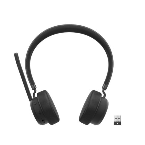 Lenovo Wireless VoIP Headset Zestaw słuchawkowy Bezprzewodowy Opaska na głowę Biuro/centrum telefoniczne Bluetooth Czarny Lenovo