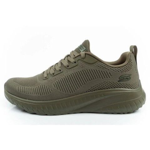 Skechers buty męskie sportowe Bobs Squad Chaos oliwkowe lekkie oliwkowe Skechers