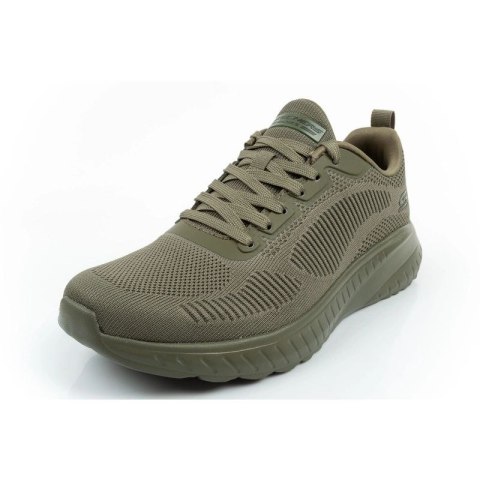Skechers buty męskie sportowe Bobs Squad Chaos oliwkowe lekkie oliwkowe Skechers