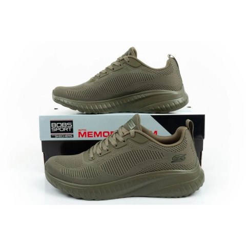 Skechers buty męskie sportowe Bobs Squad Chaos oliwkowe lekkie oliwkowe Skechers