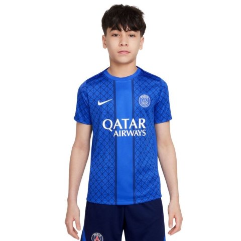 Koszulka dla dzieci Nike PSG Academy Pro Home niebieska HJ8074 406 Nike