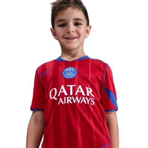 Koszulka dla dzieci Nike PSG Stadium 2025/26 czerwona HM4126 680 Nike