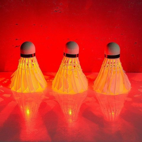 LOTKA BADMINTON Z PIÓR 3 SZT LED ENERO Enero