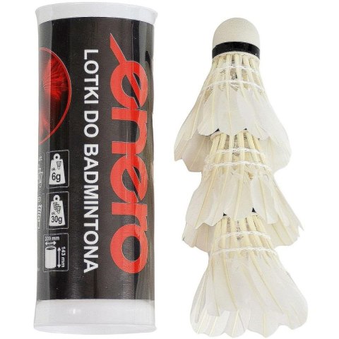 LOTKA BADMINTON Z PIÓR 3 SZT LED ENERO Enero