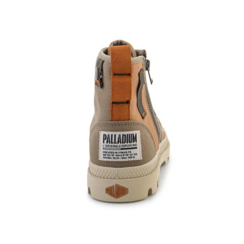 Palladium Men's Pampa Detroit Zip SU 04612-961-M Dusky Green/Brown Palladium