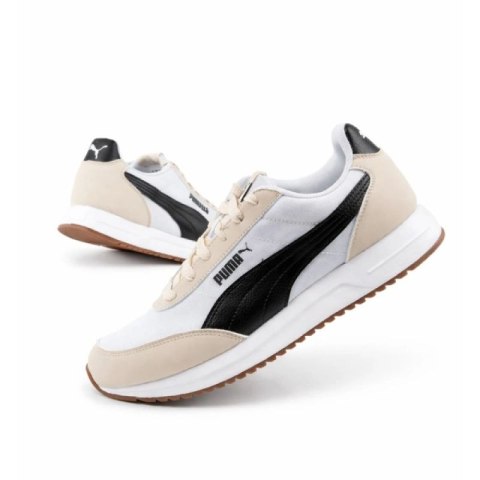 Puma buty sportowe sneakersy męskie R78 Lightwind komfortowe modne beżowe białe Puma